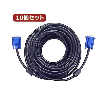 10個セット ディスプレイケーブル 黒 15m AS-CAPC036X10