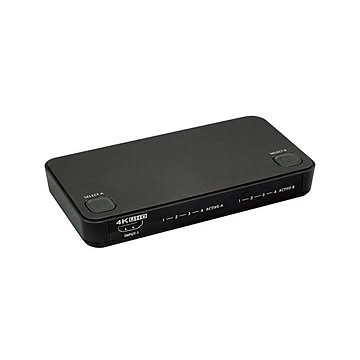ラトックシステム 4K60Hz対応 4入力2出力 HDMIマトリックススイッチ RS-HDSW42-4K