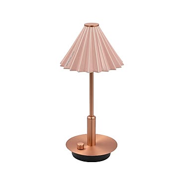 ORIGAMI LAMPポータブル コッパー ピンク  テーブルランプ おしゃれ 充電式 LED 北欧 コッパー レトロ テーブルライト かわいい 卓上ライト 