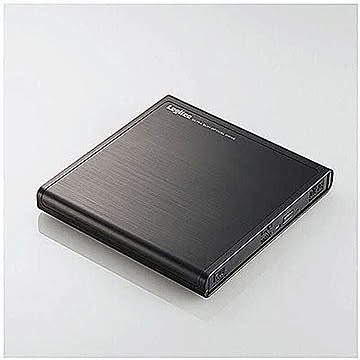 USB2.0ポータブルDVD 書込ソフト付き ブラック ロジテック LDR-PMJ8U2L 管理No. 4580333564814