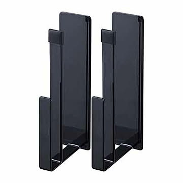 山崎実業 タワー マグネットキッチントレーホルダー ブラック