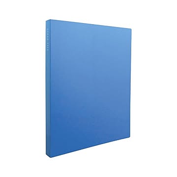 （まとめ） クリヤーファイル 高透明 A4判タテ型（40ポケット） KP-2514-10 ブルー 1冊入 【×3セット】
