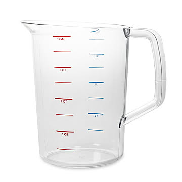 フードサービス用品 バウンサーメジャーカップ 3.8L RM3218CL φ191x高さ241mm ラバーメイド