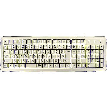 アオテック フルサイズ112キー日本語キーボード ホワイト AOK-112UPW 管理No. 4547853000291