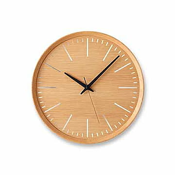 Lemnos レムノス Fluct フラクト DFI 21-07 掛時計 掛け時計 ウォールクロック スイープムーブメント 音がしない 壁掛け時計