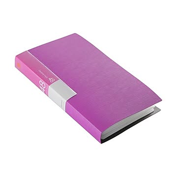 （まとめ）バッファローCD&DVDファイルケース ブックタイプ 48枚収納 ピンク BSCD01F48PK 1個【×10セット】