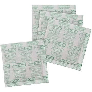 【3個セット】 ラッキーシップ [布団圧縮パック用] OZO 強力吸収乾燥剤 4P入り （日本製） LUC-382352-3P