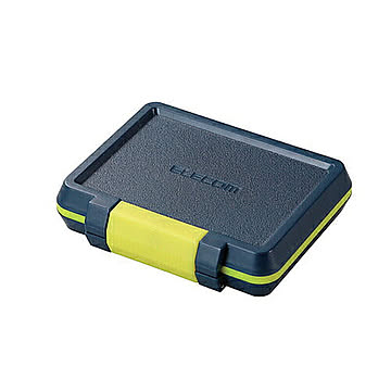 エレコム SD microSDカードケース(耐衝撃) CMC-SDCHD01NV 管理No. 4953103310100