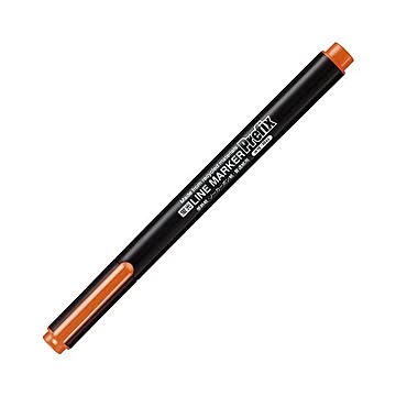 （まとめ） コクヨ蛍光OAマーカー（再生樹脂・シングル） プリフィクス 中字 橙 PM-L102YR 1セット（10本） ×5セット