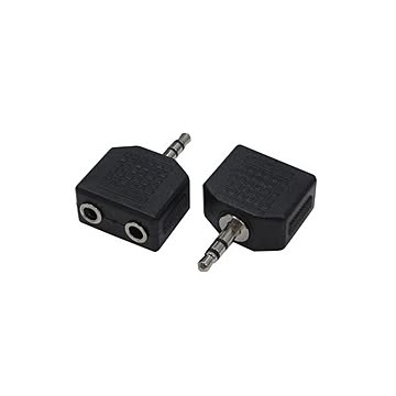 (まとめ)変換名人 AVプラグ 3.5(メス)2P to 3.5mm(オス)ステレオ AV/352J-35PS(2P)×20セット