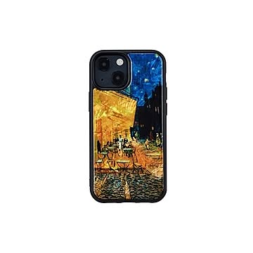ikins 天然貝ケース for iPhone 13 mini 夜のカフェテラス I21036i13MN