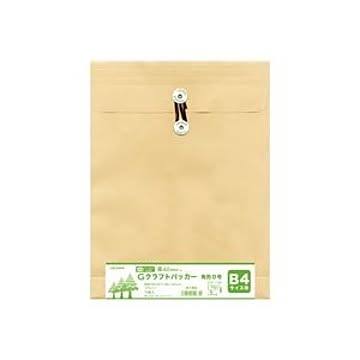 （まとめ）菅公工業 再生紙クラフトパッカー ホ159 B4（10枚）【×3セット】