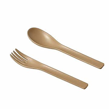 ideaco イデアコ usumono cutlery / 2+2pcs ウスモノ カトラリー 2セット組 スプーン フォーク 食器 食洗機可