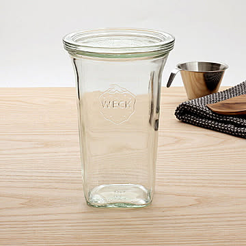ウェック クアドロ WE769 ガラスキャニスター 795ml