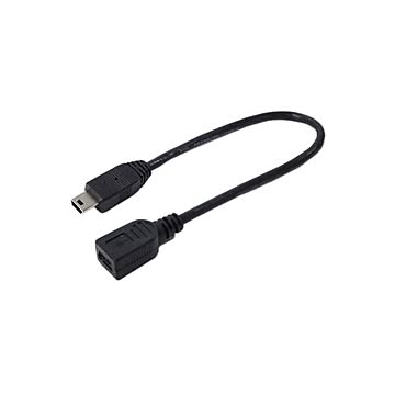 (まとめ)変換名人 USBmini延長ケーブル20(フル結線) USBM5/CA20F×10セット