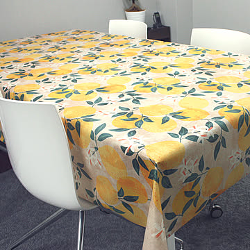 テーブルクロス aitana textil (Y) 撥水 撥油 防汚 洗える テーブルクロス おしゃれ デザイン生地 レジャーシート 生地 布