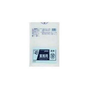 業務用45L 10枚入025LLD+メタロセン透明 TM43 （60袋×5ケース）300袋セット 38-281