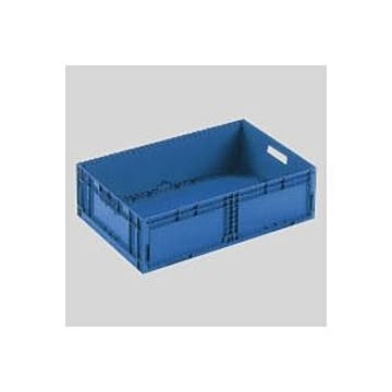 岐阜プラスチック工業 F-Box F-BOX122G1 折りたたみコンテナー ダークブルー 2セット