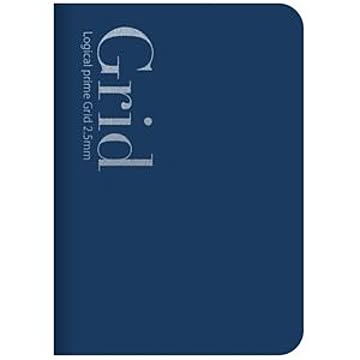 （まとめ） ロジカルプライムノート グリッド2.5 B6／2.5mm方眼／120枚 NB601-10【×5セット】