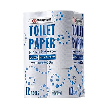 スマートバリュー トイレットペーパー 96個 ×3セット