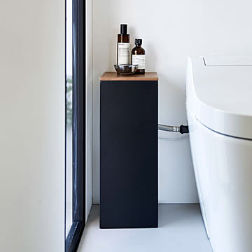  山崎実業 目隠しトイレ配管カバー タワー tower