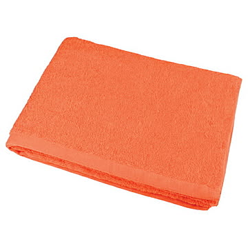 旭紡績 泉州の高級バスタオル 橙色