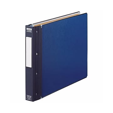 （まとめ）ライオン事務器 データバインダーバーストタイプ リング式とじ具 T11×Y15 22穴 350枚収容 青 1115-MP22 1冊 【×2セット】
