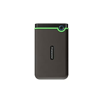 トランセンドジャパン 1TB Slim StoreJet 25M3 Portable HDDグレー/ライムグリーン TS1TSJ25M3S