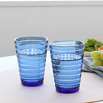 イッタラ アイノアアルト(アイノアールト) ハイボール 330ml ウルトラマリンブルー 2個入り(ペア) iittala Aino Aalto