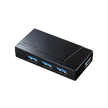 サンワサプライ USB3.1Gen14ポートハブ USB-3H417BK