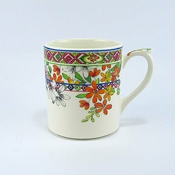 ジアン　バガテル　マグ　洋食器　フランス　ボタニカル