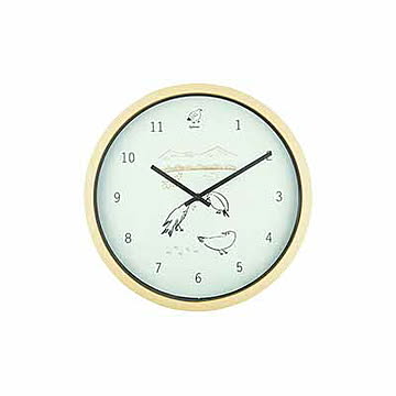SYLVAN Wall Clock Bear Bird シルヴァン ウォールクロック ベアー バード WCL-015 WCL-016 掛時計 掛け時計 壁掛け時計 スイープムーブメント