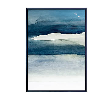ART abstract Sea アートポスター（フレーム付き） m12947