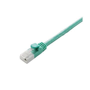 CAT6対応 爪折れ防止 LANケーブル 10m／簡易パッケージ仕様グリーン ×10セット