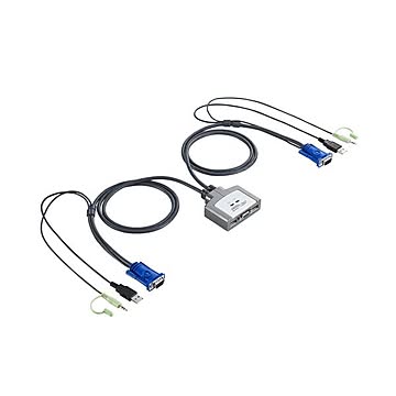 サンワサプライ パソコン自動切替器2:1 SW-KVM2AUUN 1台