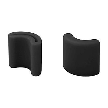tower(山崎実業) ポリ袋エコホルダー用キャップ2個組 部品 シリコン