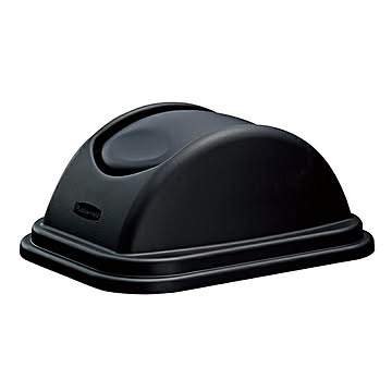 ソフトウェイストバスケット 大型用 アンタッチャブルトップ 幅406x奥行295x高さ178mm ラバーメイド