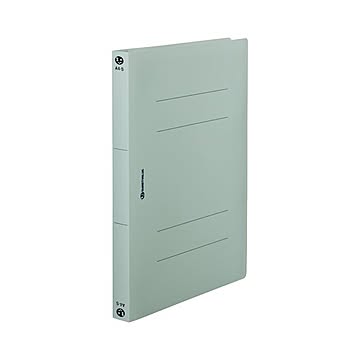 （まとめ） スマートバリュー PPフラットファイル厚綴A4S青10冊 D080J-BL×5セット