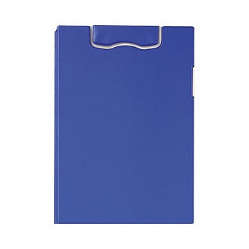 (まとめ) ライオン事務器マグネットホルダー(レオグリップ) 2つ折り式 A4タテ ブルー No.300MG 1枚 【×10セット】