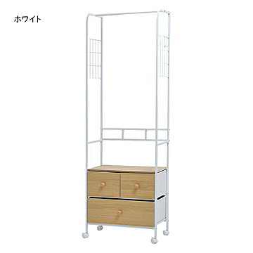 ハンガーラック 組立式 RVLS0385 幅560x奥行300x高さ1740mm B.Bファニシング