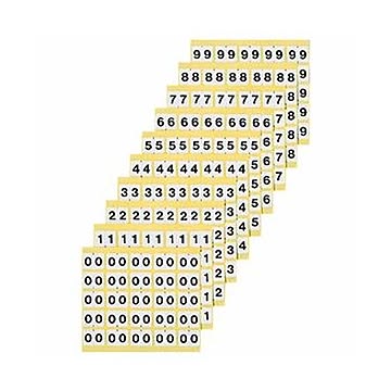 （まとめ）ライオン事務器 ナンバーラベルM 数字 2 KM-1-2 1パック（250片：25片×10シート）【×10セット】
