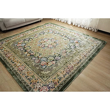 シルク緞通ラグ 120Line Premium　CJR-＃1060　 244×244cm