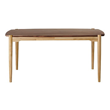 ダイニングテーブル 組立式 DT-12-150 幅1500x奥行850x高さ700mm 桜屋工業