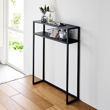 山崎実業 棚付きコンソールテーブル タワー tower 