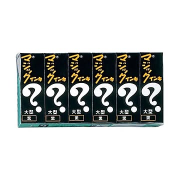 (まとめ) 寺西化学 油性マーカー マジックインキ 大型 黒 ML-T1-6P 1パック（6本） 【×5セット】