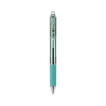 （まとめ） ぺんてる フィール ボールペン 0.5mm クリアグリーン軸 黒 【×50セット】