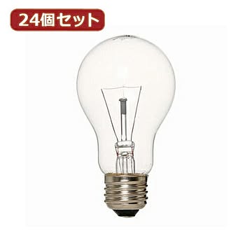 YAZAWA 24個セット 長寿命クリア40W形 L100V40WCLX24