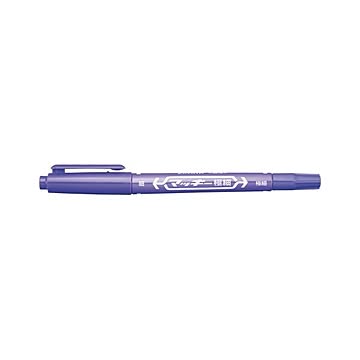 （まとめ） ゼブラ マッキー極細 バイオレット 極細0.5mm・細字1.0〜1.3mm 【×30セット】