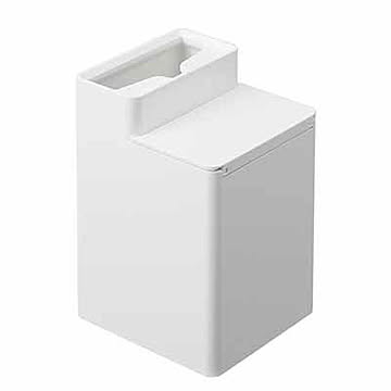 tower/タワー(山崎実業) クリーナーシート収納付きトイレワイパースタンド Floor Sweeper Stand with Wet Wipe Storage