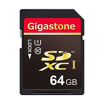 (まとめ）Gigastone SDXCカード64GB UHS-1 GJSX/64U 1枚【×3セット】